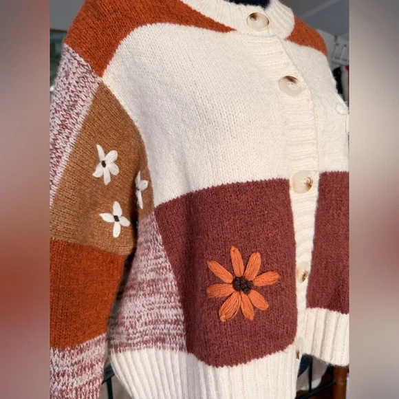 Anthropologie Luna Ivy Oversized Cardigan Sweater size Small - Picture 2 of 8